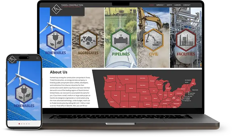 Tindol Construction Web Design Case Study