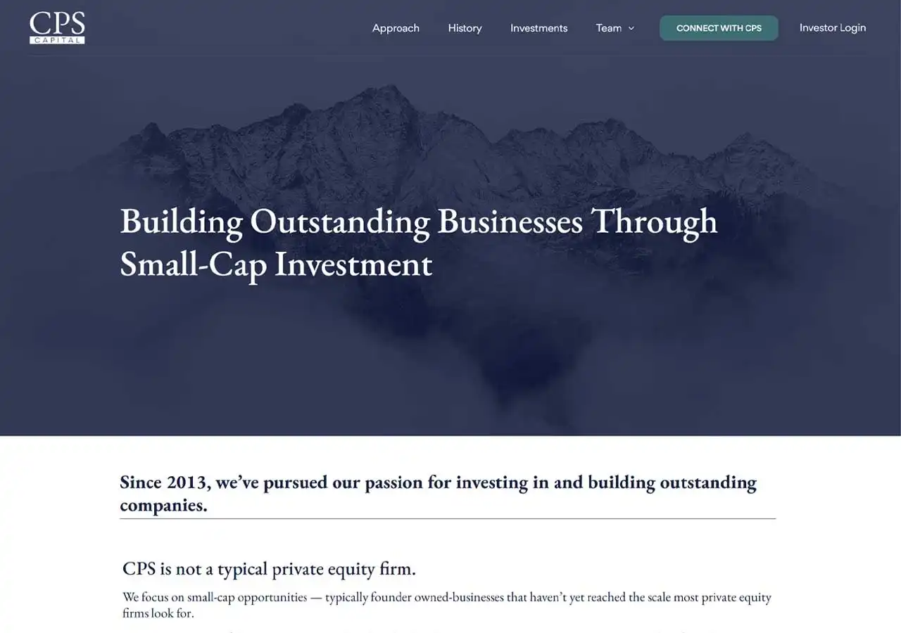 CPS Capital Banner