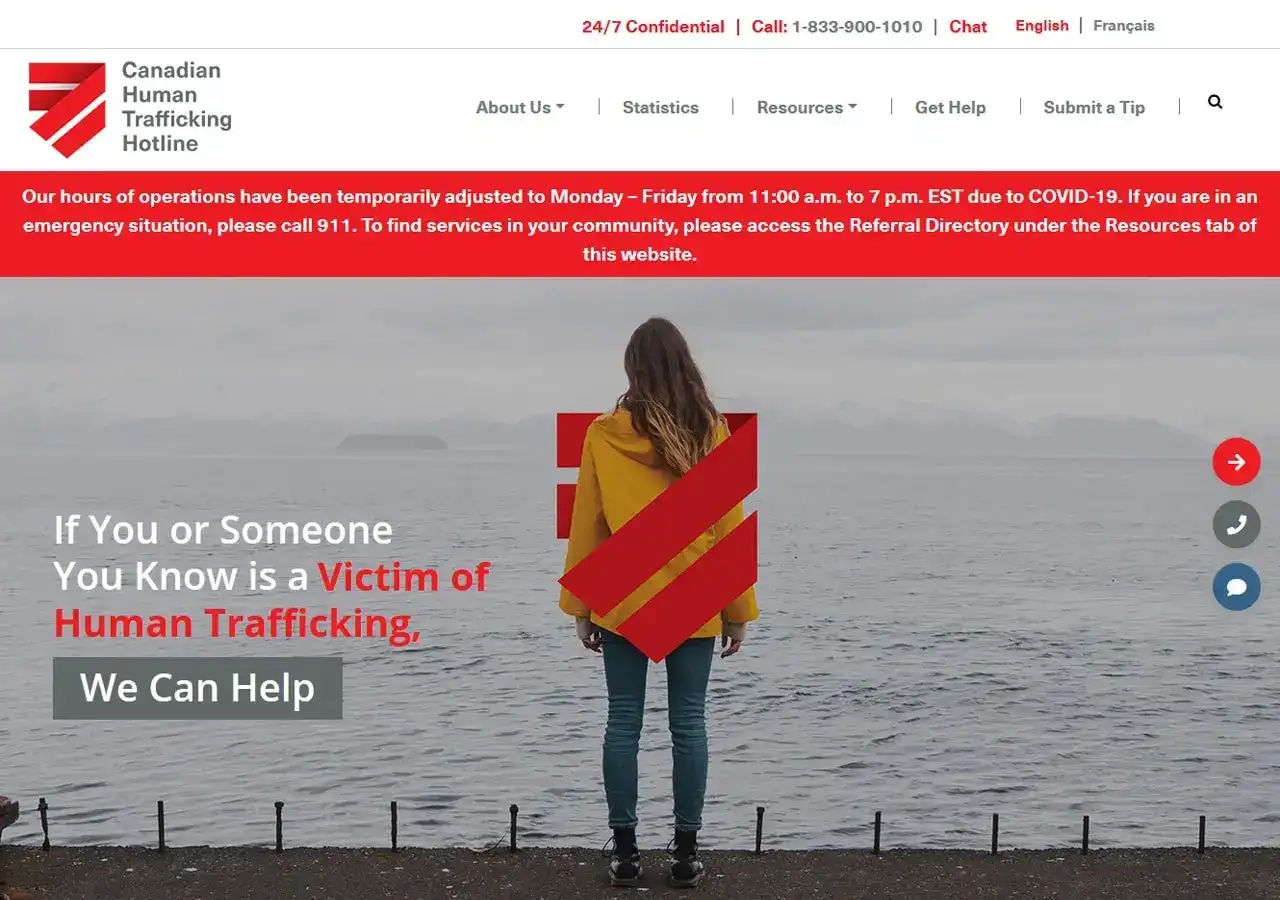 Canadian Human Trafficking Hotline