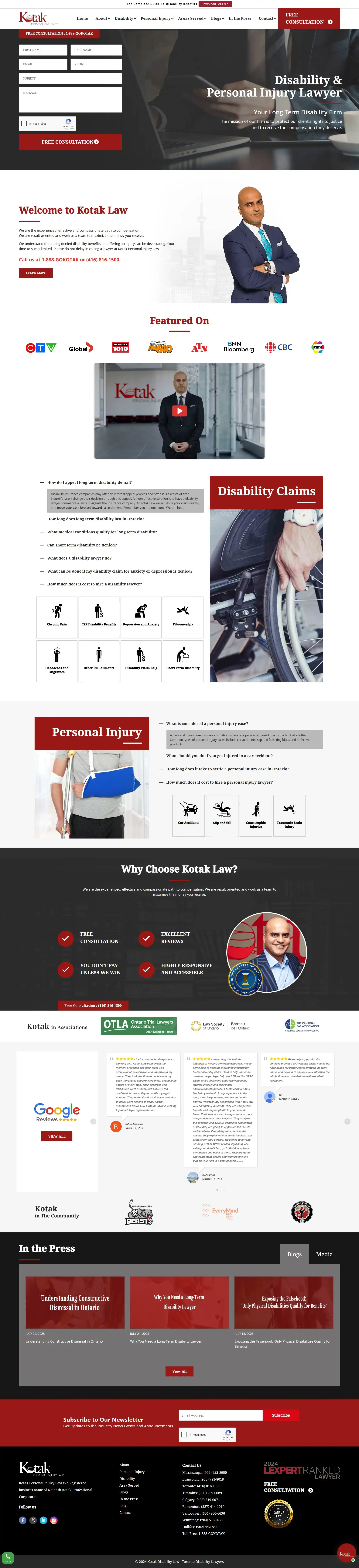 Web Design Success for Kotak Law Delivered Results Web Design Success for Kotak Law Delivered Results