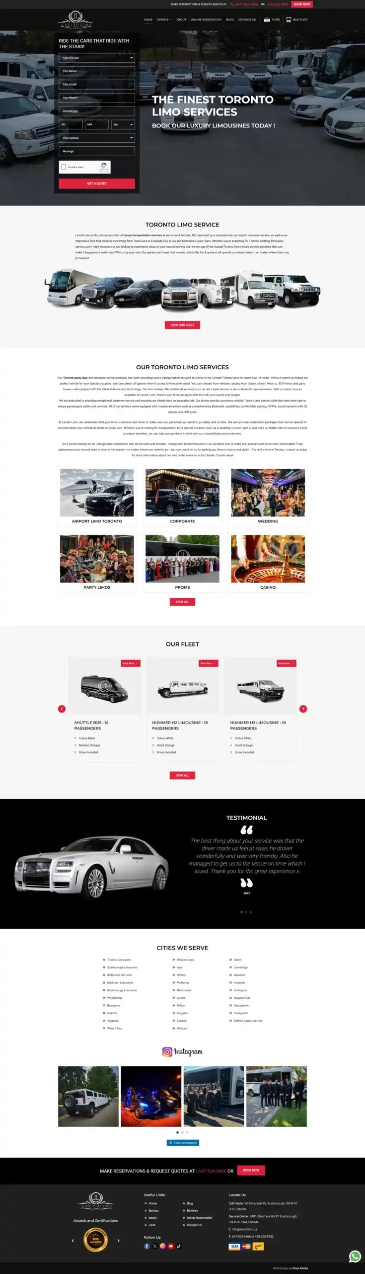 Web Design Success for Lavish Limo Delivered Results Web Design Success for Lavish Limo Delivered Results