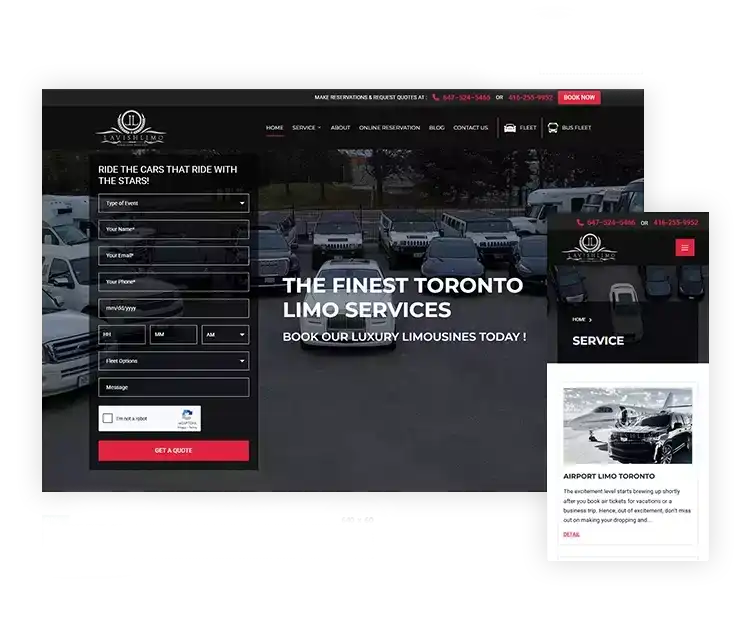 Limo Web Design Limo Web Design