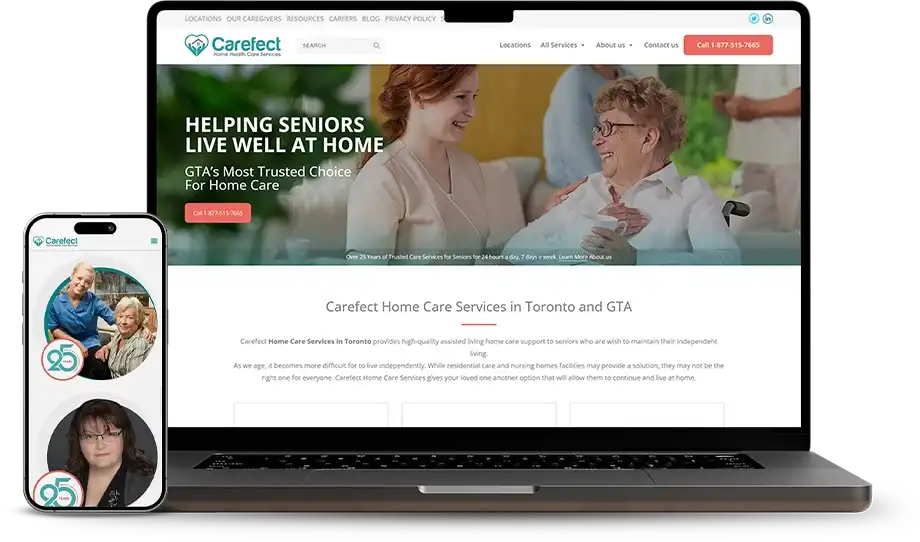 Carefect Web Design Case Study Carefect Web Design Case Study