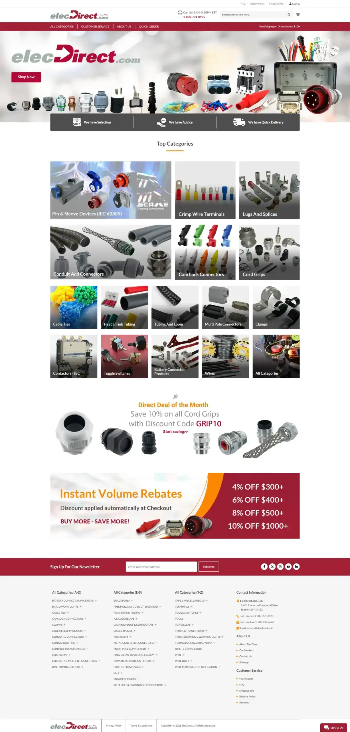 Web Design Success for ElecDirect Delivered Results Web Design Success for ElecDirect Delivered Results