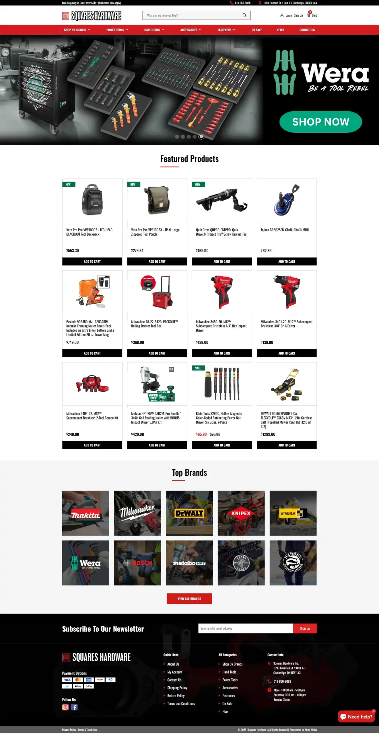 Web Design Success for Squares Hardware Delivered Results Web Design Success for Squares Hardware Delivered Results