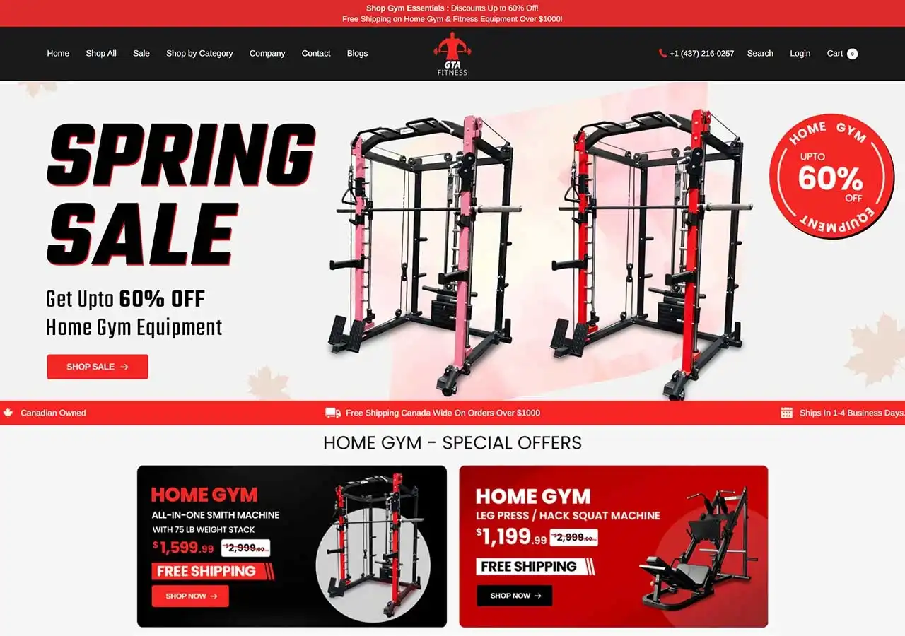 GTA Fitness Banner