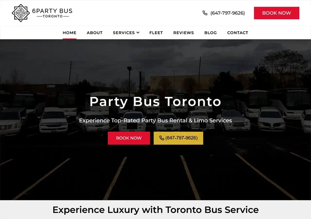 6 Party Bus Toronto Banner 6 Party Bus Toronto Banner